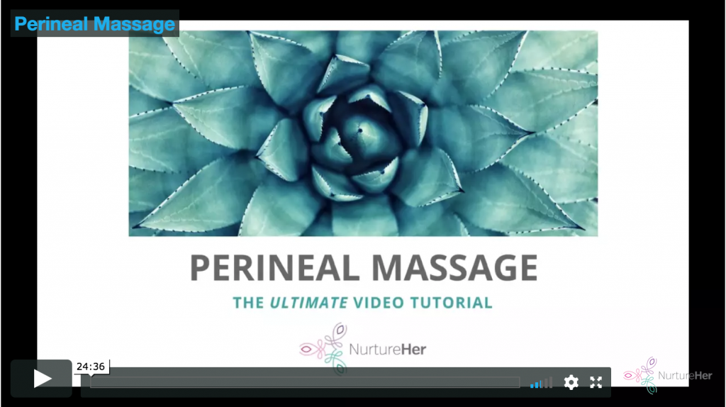 Perineal Massage Perineal Stretching